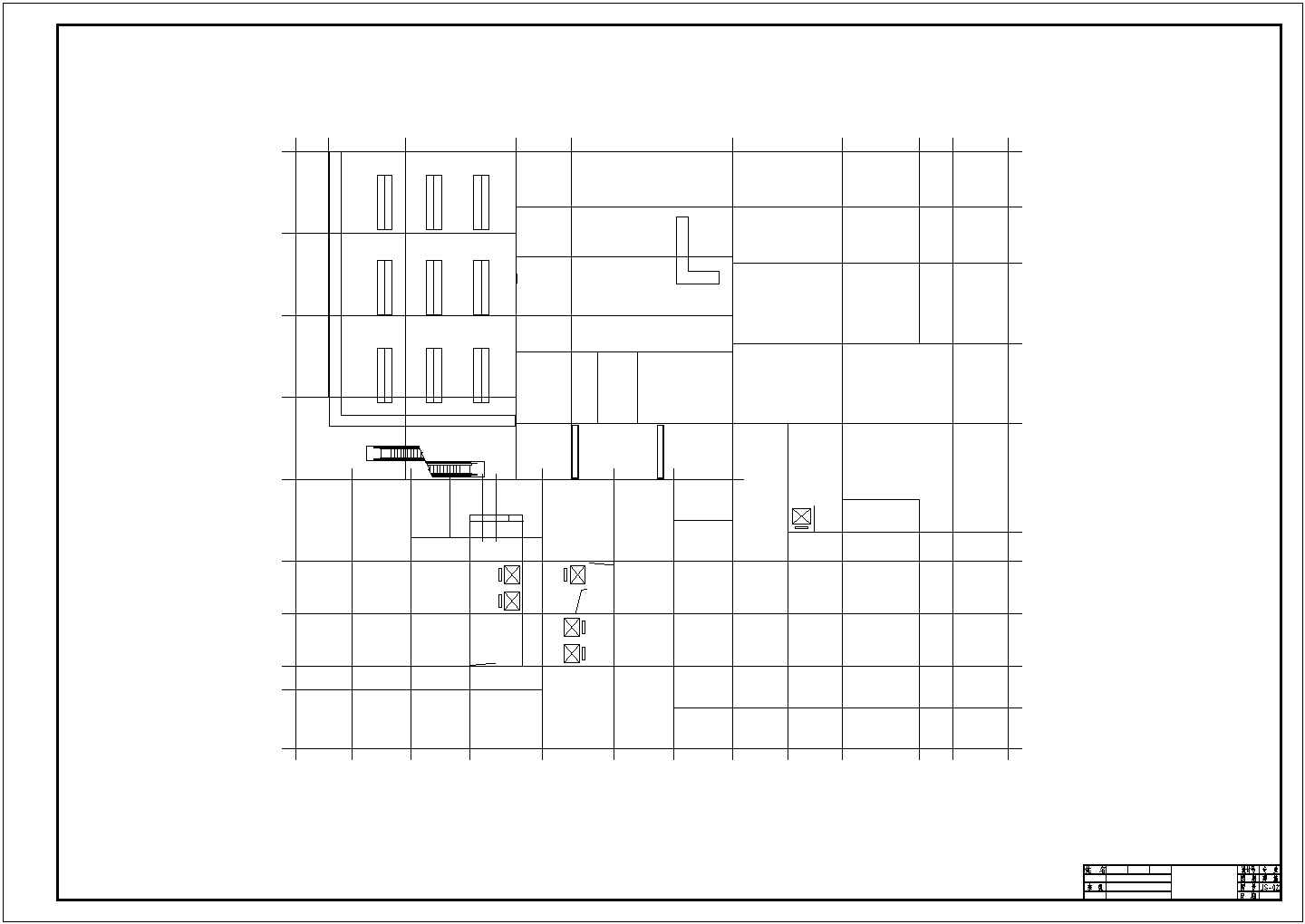 现代办公楼建筑设计施工图