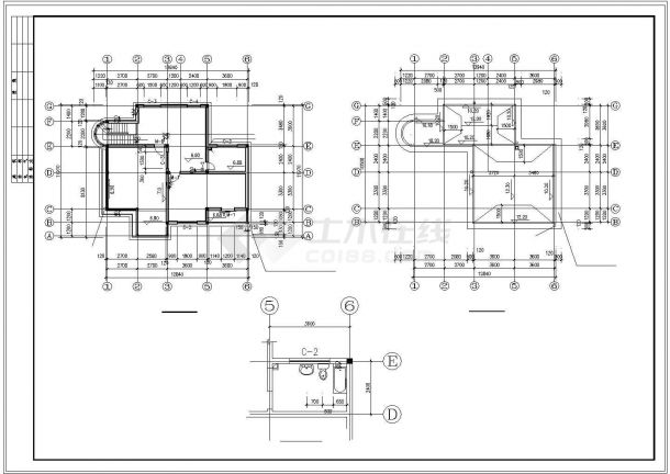 【镇江】某地别墅建筑设计施工图纸-图二