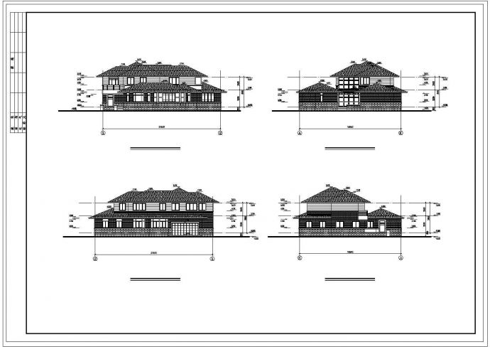 汉泉山庄别墅建筑结构设计施工图纸_图1