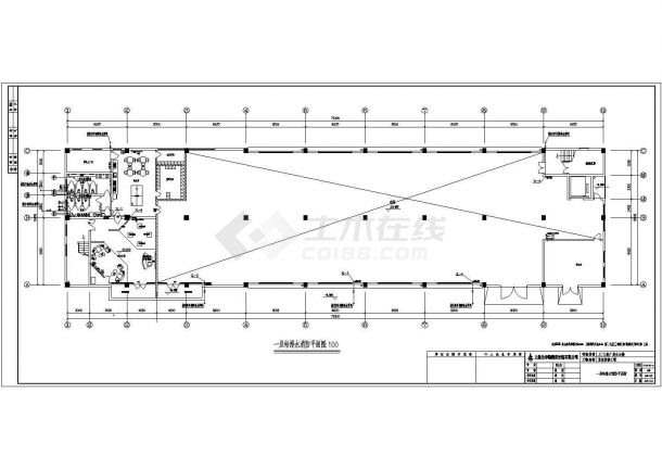 某工业生产房消防水系统设计图纸-图二