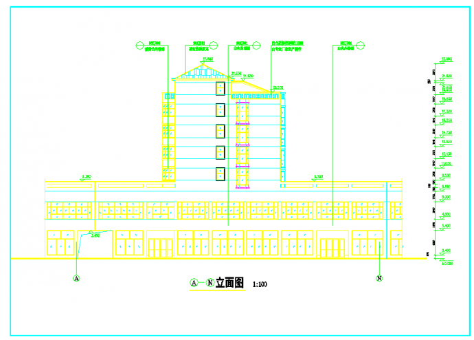【溧水】沿街商住楼建筑设计施工图纸_图1