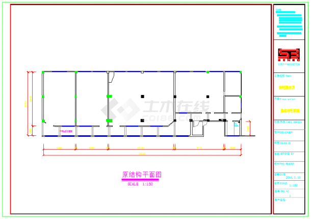 【江苏】某地幼儿园装修设计施工图纸-图一