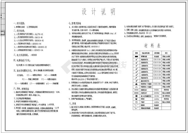 某工厂仓储楼电气设计施工图（含说明）-图二