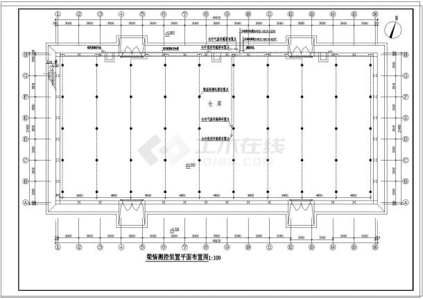 某粮食工厂仓库电气设计图纸（6张）-图二