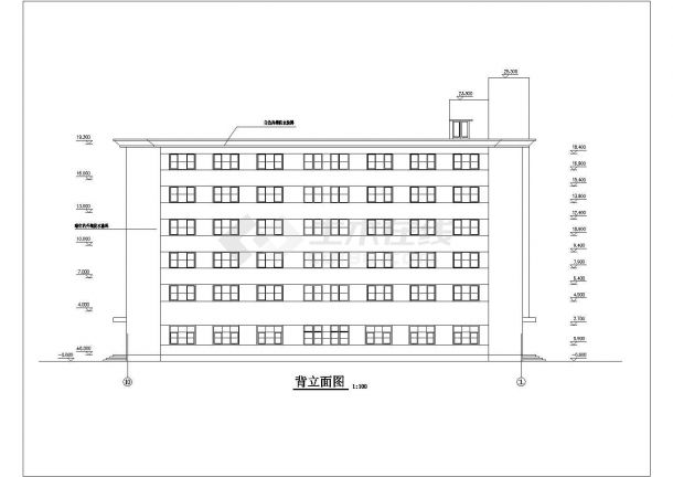某工业厂区办公楼施工图（设计说明）-图二