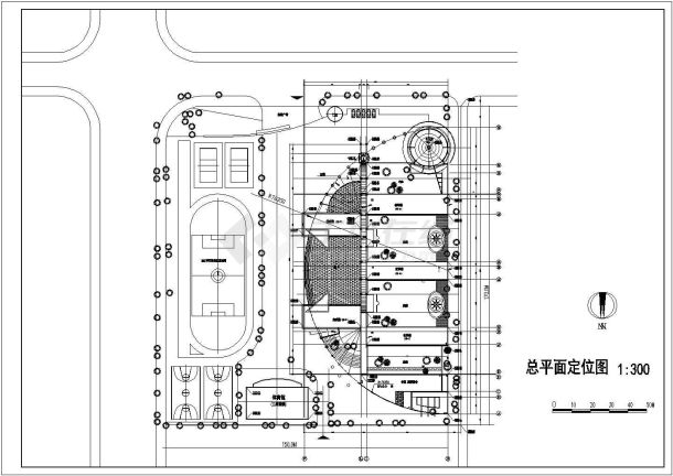 【无锡市】某小学平剖面详细设计图-图二