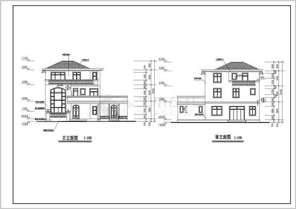 【四川】某新小户型别墅建筑全套图-图一