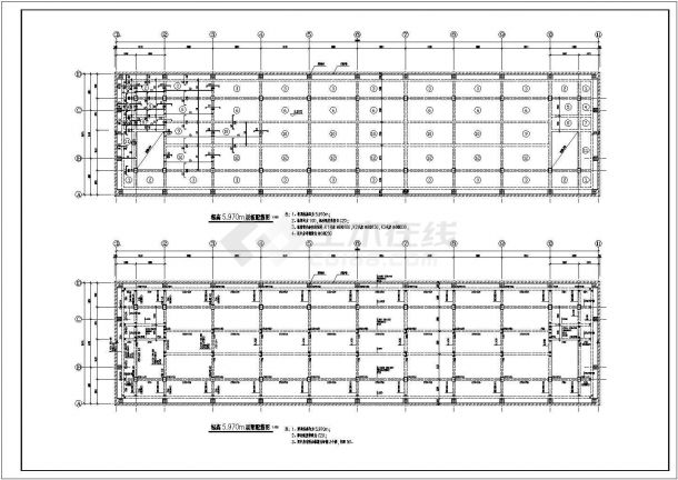 某地小型仓库改造结构设计施工详图-图二