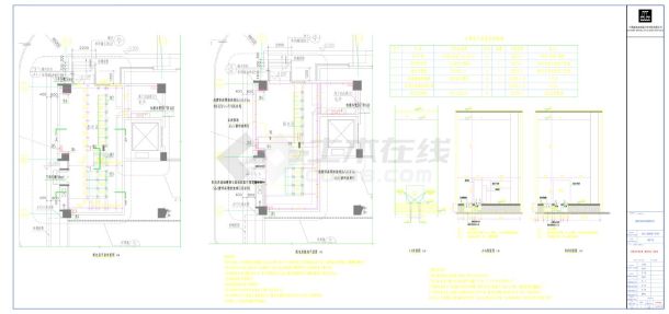 E-B型配电房平剖面CAD-图一