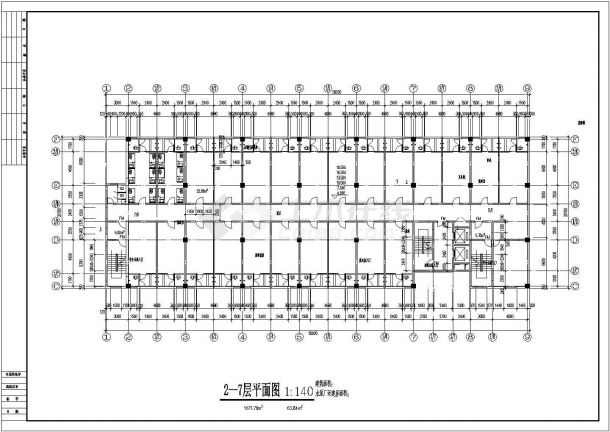 12层的学生宿舍建筑施工设计方案图-图二
