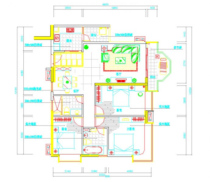 某地区多层独立小型别墅建筑设计图纸_图1