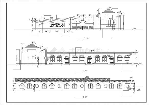 【江苏省】某地小型幼儿园建筑设计施工图-图二