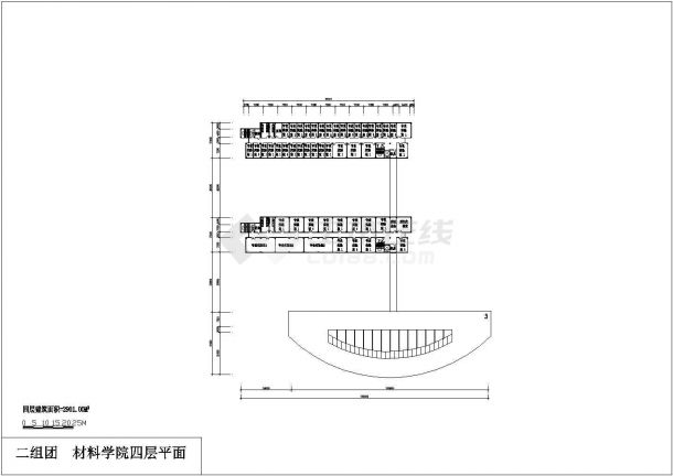 【上海市】某材料学院装修设计施工图-图二