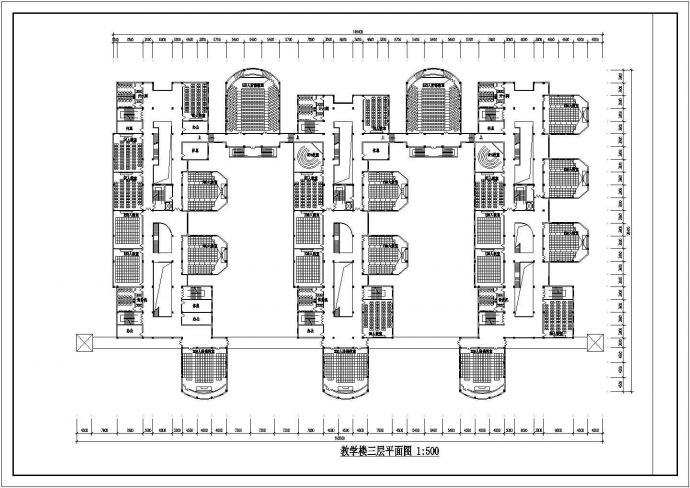 【南京市】某中学教学楼设计方案图_图1