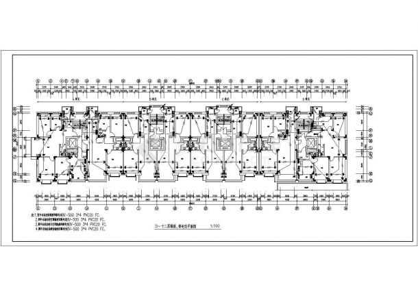 12层住宅电施工图（含设计说明）-图一