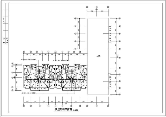 某五层住宅楼电气施工图（含说明）_图1