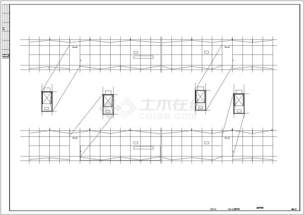 某高级中学六层宿舍建筑设计施工图-图二