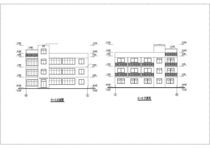 【浙江】某学校宿舍楼建筑设计施工图纸_图1