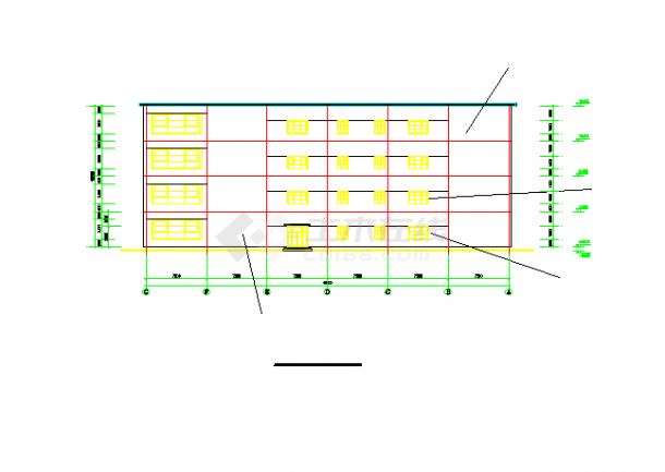 【南京】某商场建筑结构设计施工图纸-图一