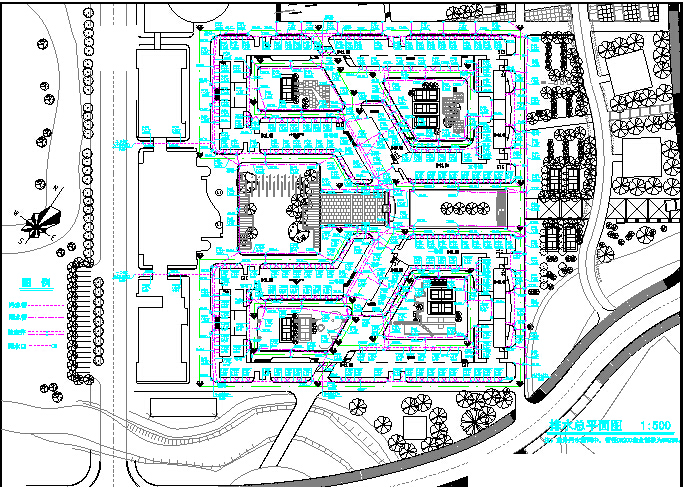 【西安市】西安交大新校区总平面规划设计图