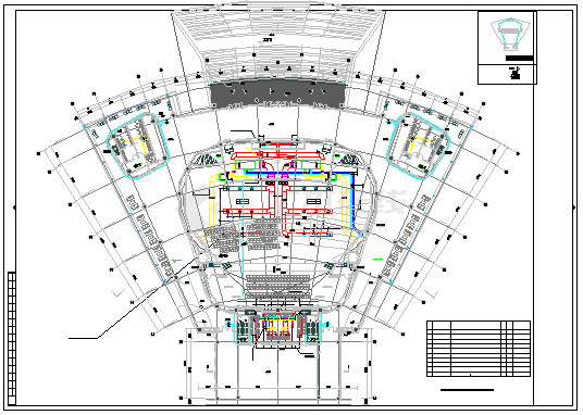 【江苏】教育中心空调通风及防排烟系统设计施工图（含节能设计）-图一