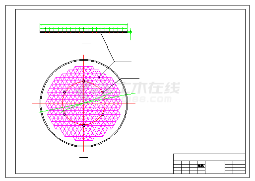 某2800mm混床制造设计图纸-图一