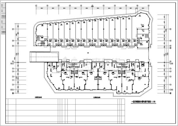 【湖北】大型商业广场暖通空调系统设计施工图（五大分区）-图二
