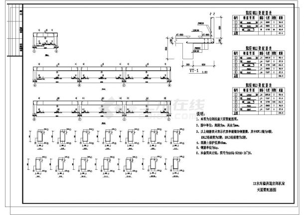 【广东】病险水库溢洪道工程施工图-图一