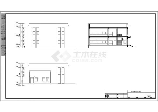 【四川】某学生食堂建筑设计施工图-图二
