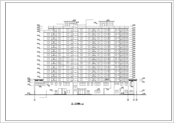 【江苏省】某地凯悦宾馆建筑平面图-图一