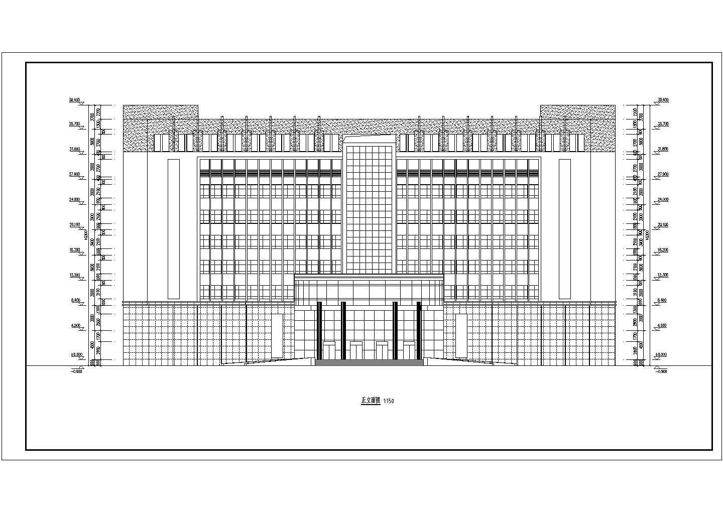 某九层办公楼建筑方案设计图