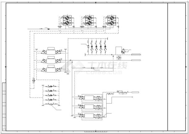 【安徽】文化建筑空调通风及防排烟系统设计施工图（大院作品）-图一