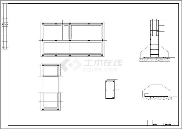 北京新农村改造钢框架欧式别墅建筑、结构施工图-图一