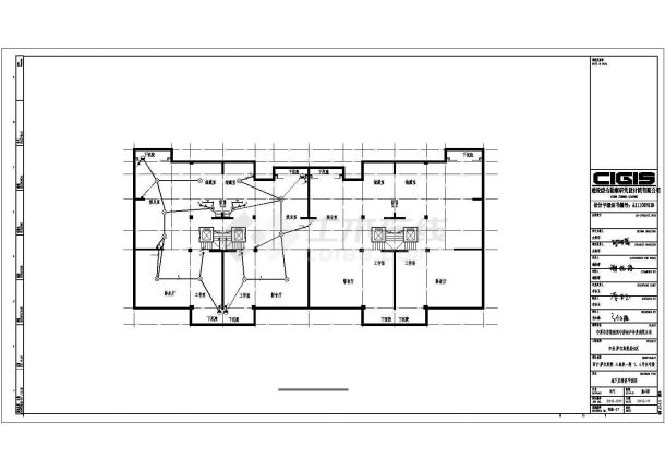 某地经典四层别墅电气设计图纸-图二