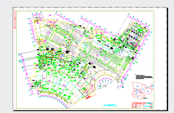 云南十五层框架结构酒店建筑工程项目施工图-暖通CAD图纸-图一