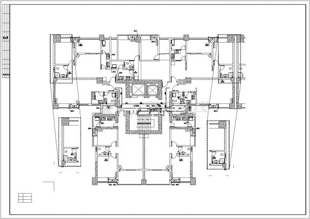 【四川】高层综合楼给排水消防施工图（空气热泵 冷凝水）-图二
