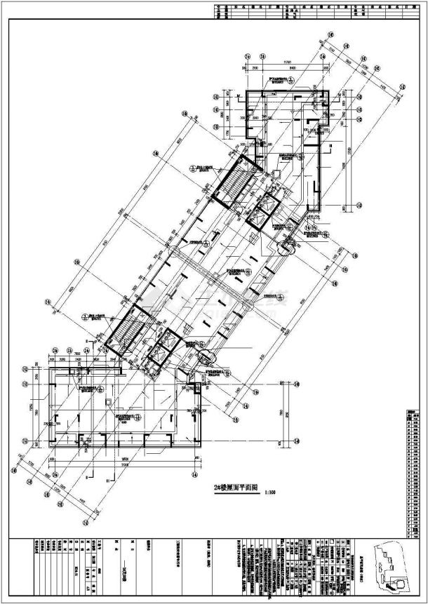【江西】南昌某四十层超高层办公楼建筑施工图（199.9米）-图二
