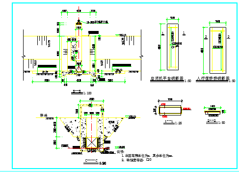排水闸设计图纸