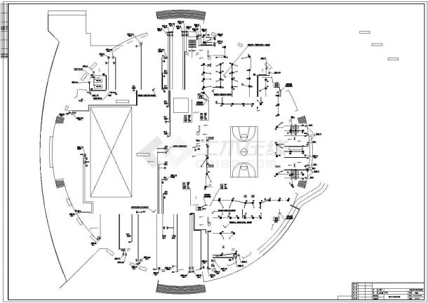 【四川】某综合体育馆完整电气施工图纸-图二