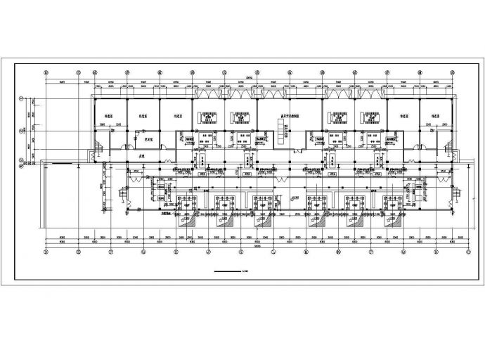 某大型熔炼车间建筑设计图（共4张）_图1