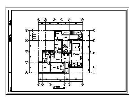 某日式别墅建筑施工图-图一