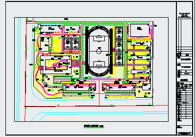 楚天学校绿化设计CAD参考图-图二