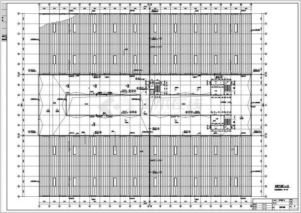 某二层生产基地厂房建筑设计图（长126米 宽108.8米）-图二