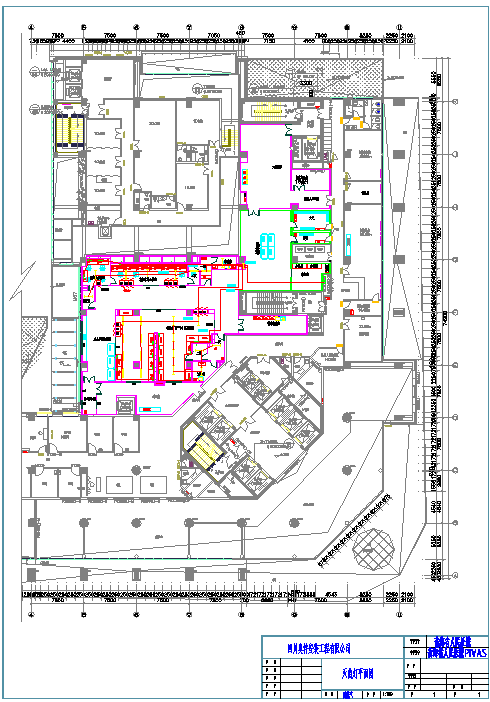 某地净化空调全套设计施工图纸-图二