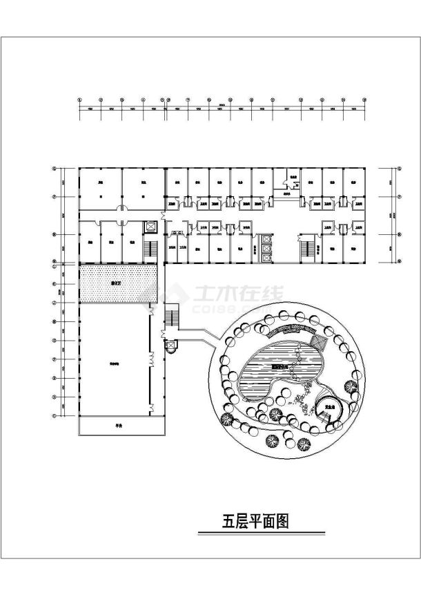 【惠州】某酒店各层平面布置设计图-图二