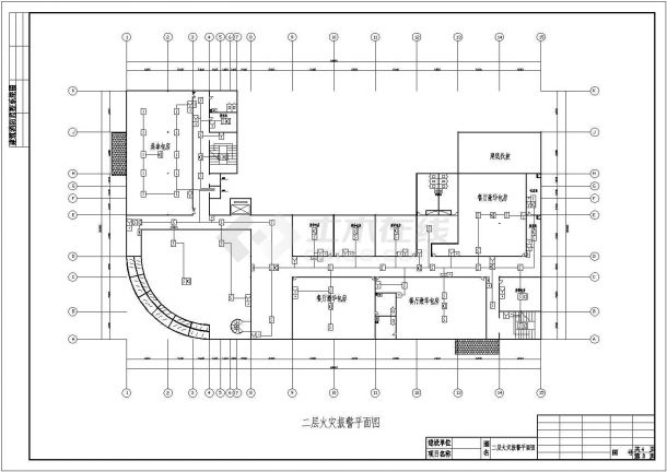【上海】某两层综合楼消防电气图纸-图二