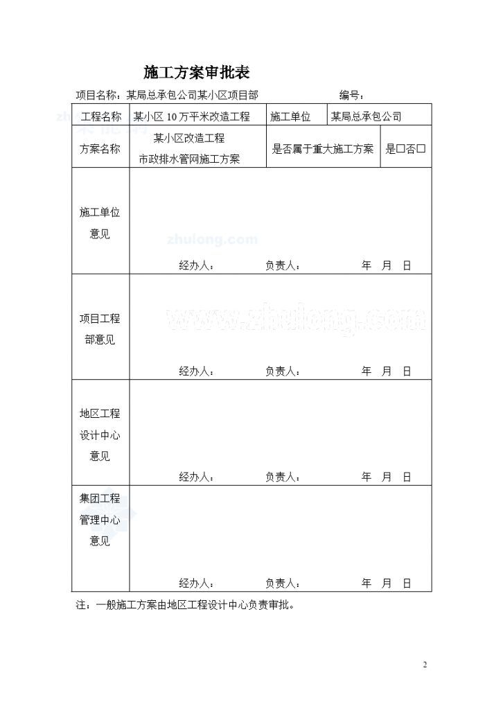 某小区市政排水管网改造施工方案-图二