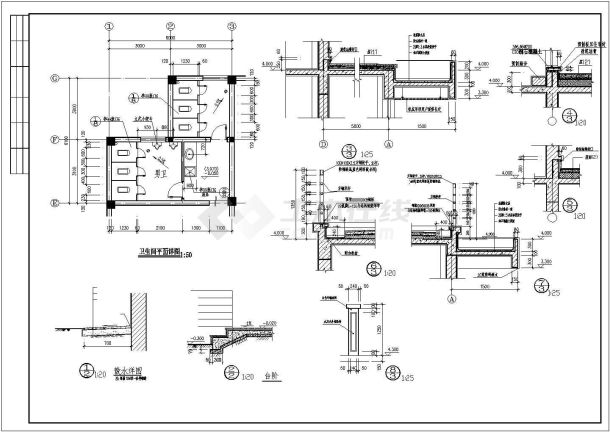 【江阴市】某公司食堂建筑总施工图-图一