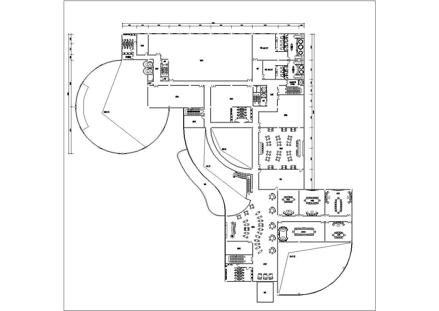 【南京市】某酒店平面规划方案设计图