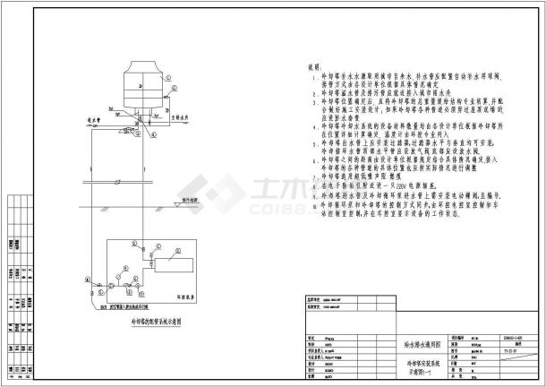 【上海】地铁站给水排水及消防施工图-图二